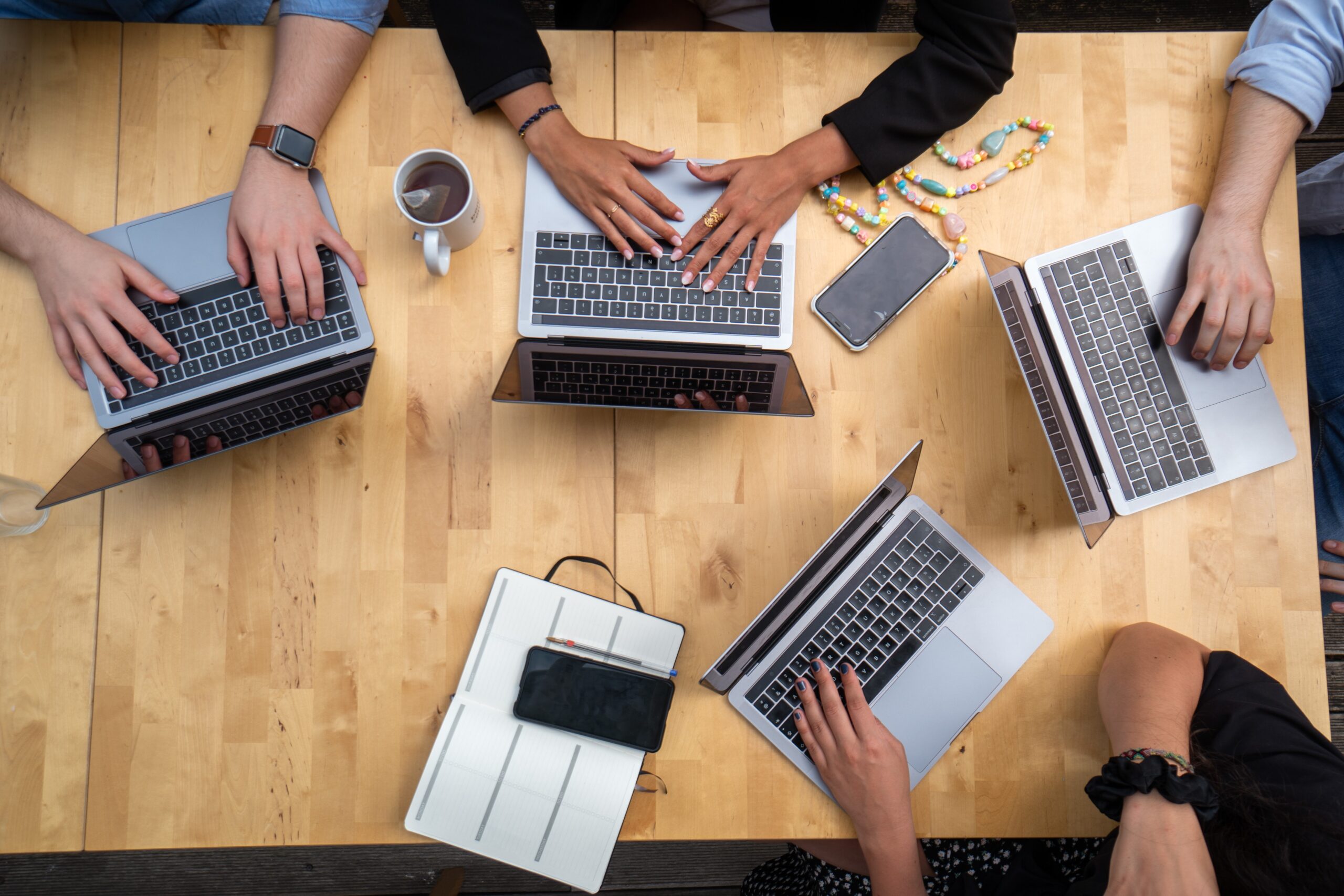 group on laptops