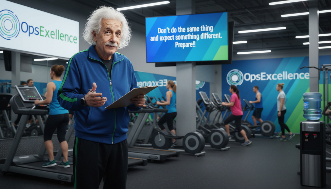 january gym preparation in Operations, preparing for the january rush