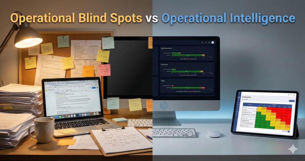 Traditional paper-based operations versus modern digital operational intelligence - OpsPal