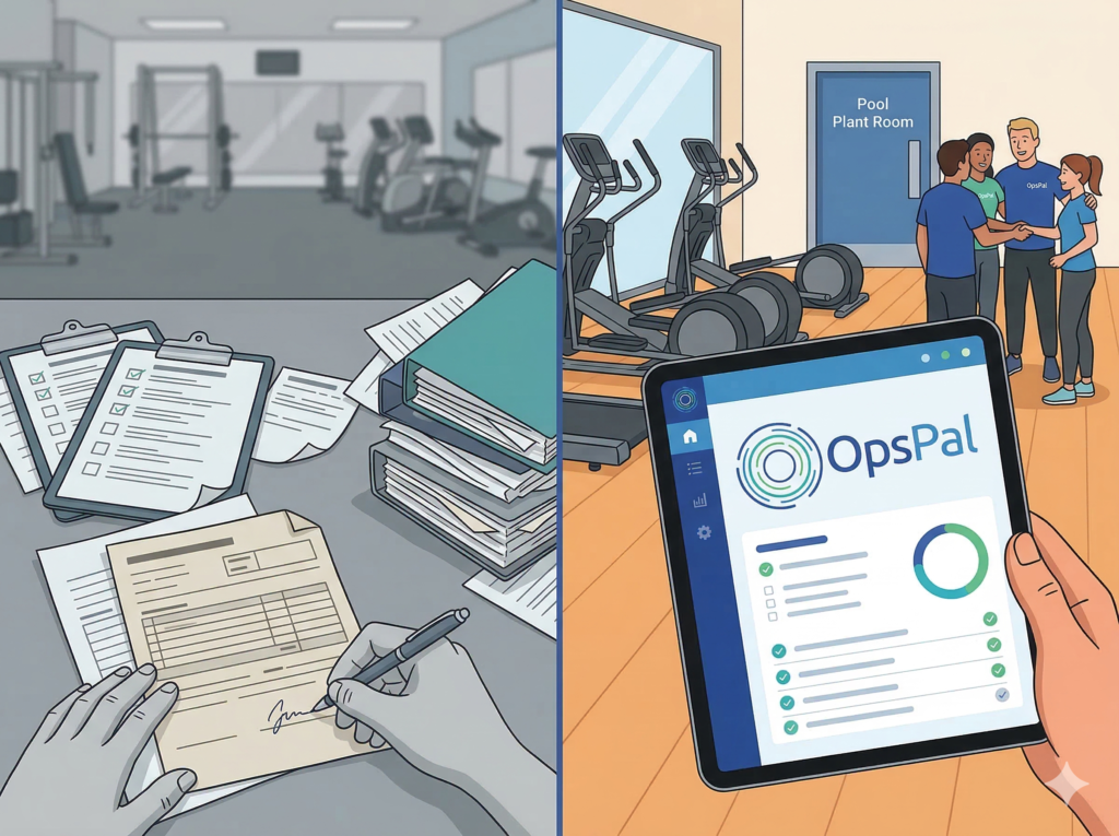 "Leisure centre operations manager overseeing facility — leisure centre operational excellence"