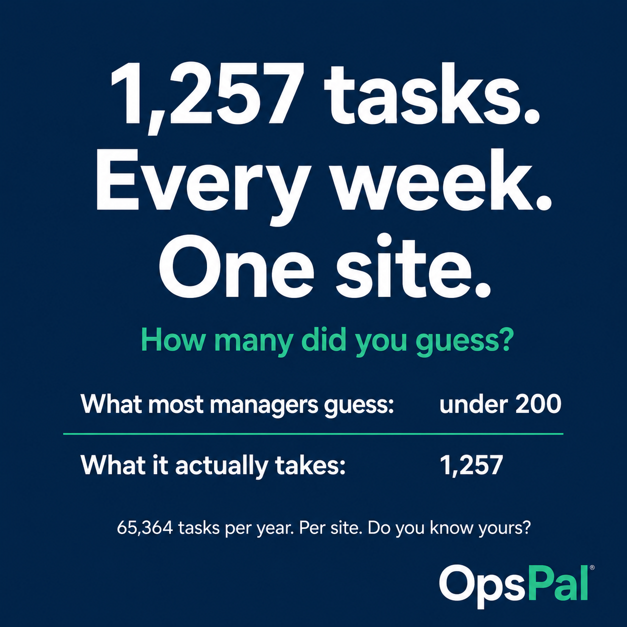 Leisure Centre Task Management Software | OpsPal